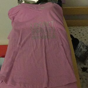 don’t i don’t sweat i Sparkle girls tee